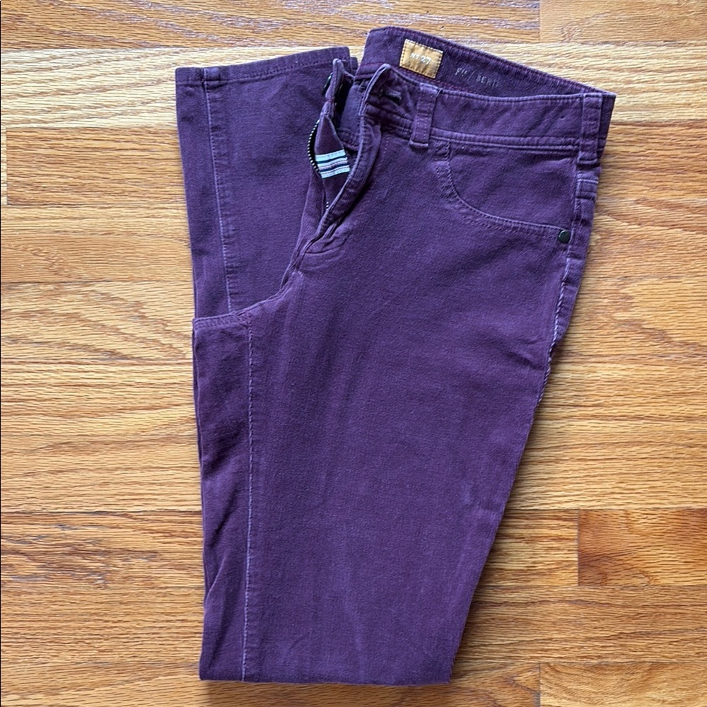 Pilcro Purple Corduroy Pants